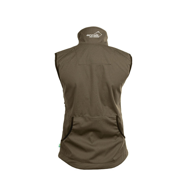 Arrak Ladies Acadia Softshell Vest - Brown – Redline K-9 Canada