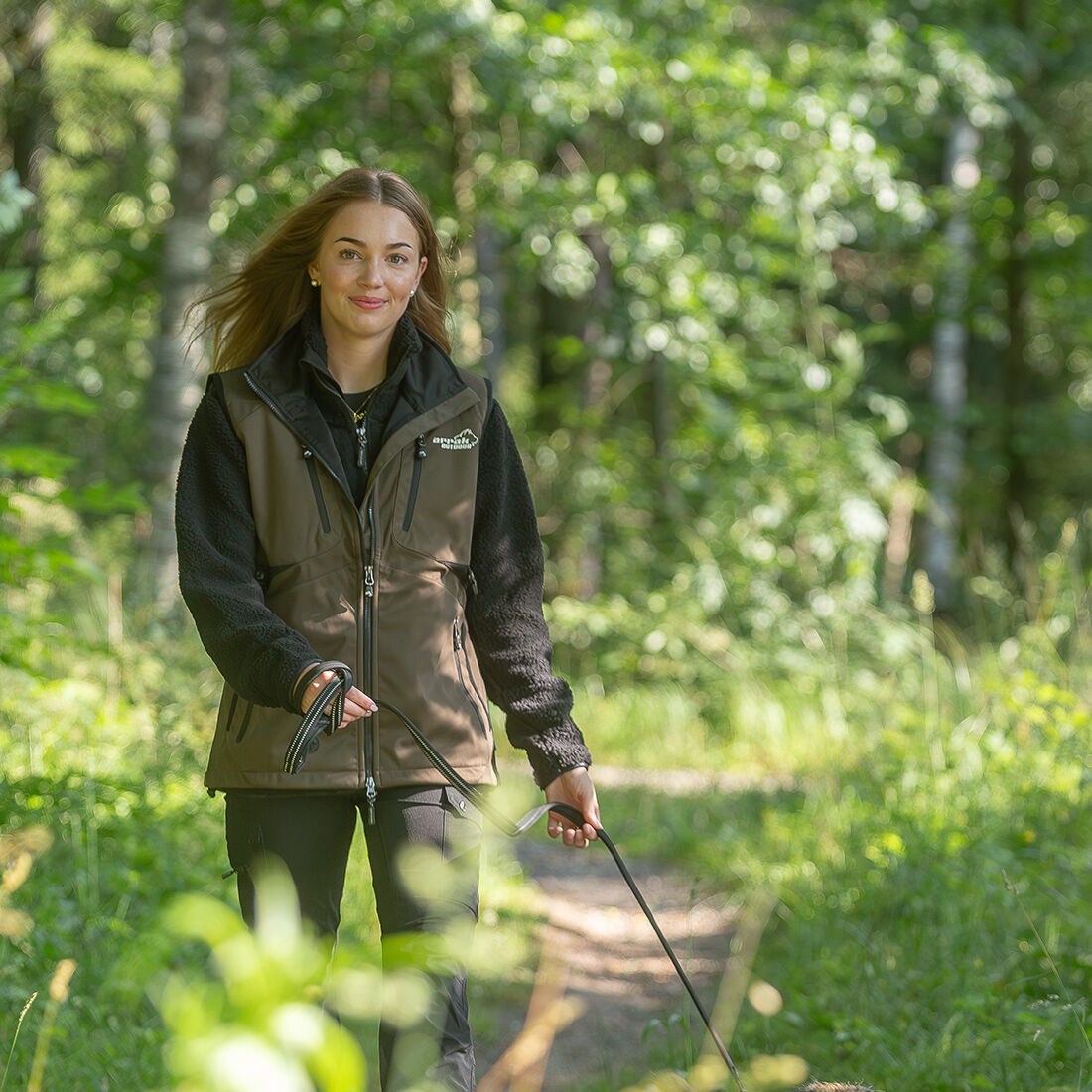 Arrak Ladies Acadia Softshell Vest - Brown – Redline K-9 Canada