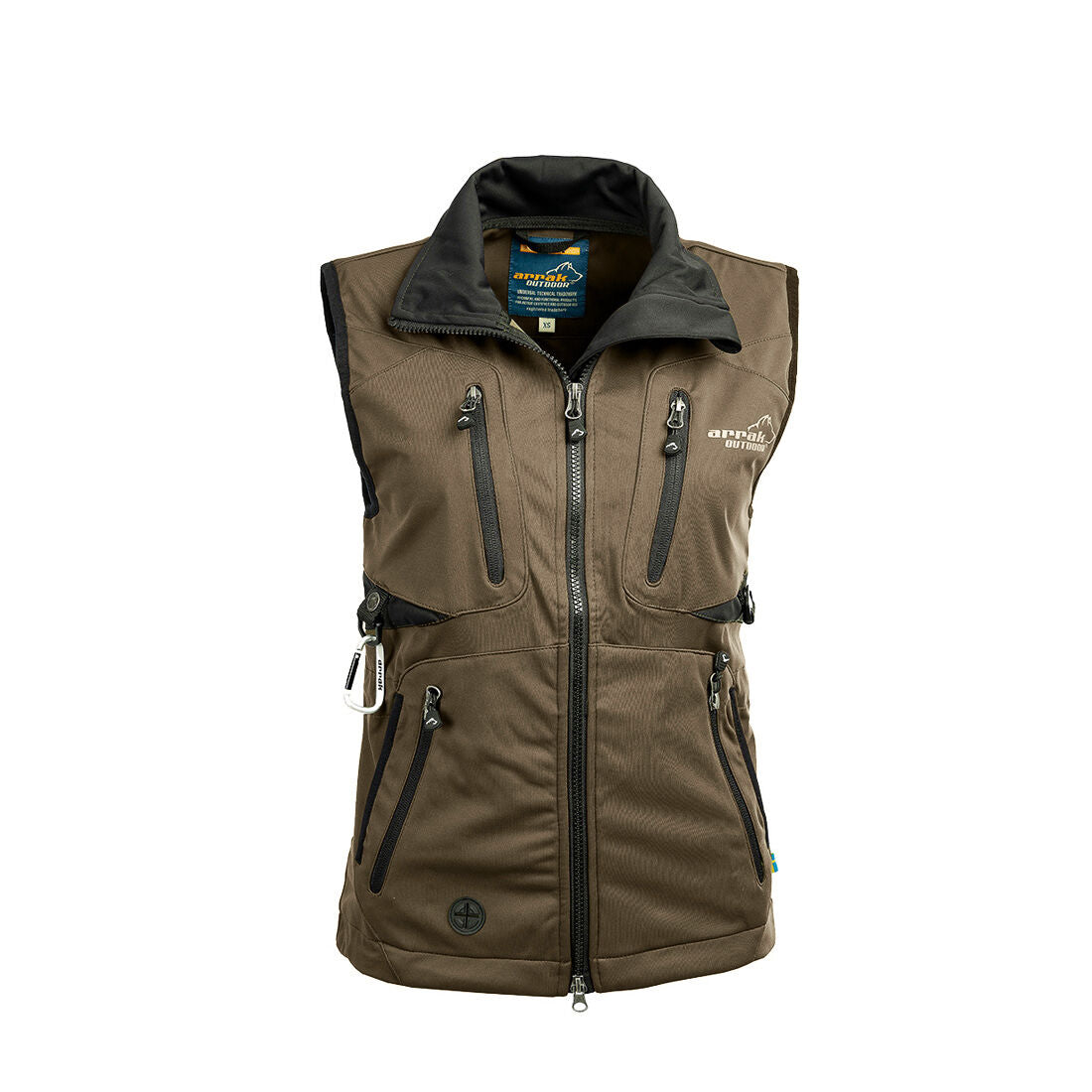 Arrak Ladies Acadia Softshell Vest - Brown – Redline K-9 Canada