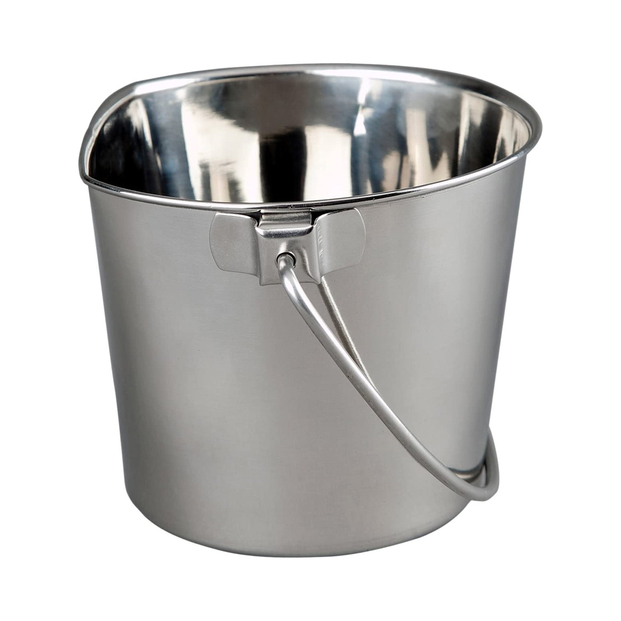 Stainless Steel Flatside Pail – Redline K-9 Canada