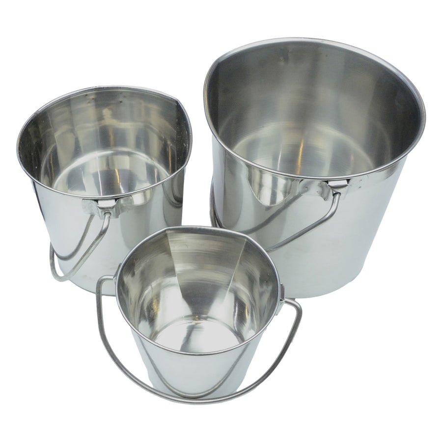 Stainless Steel Flatside Pail