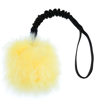 Fuzzy Puppy Bungee Tug With Squeaker