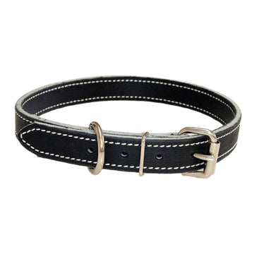 Flat Latigo Leather Collar