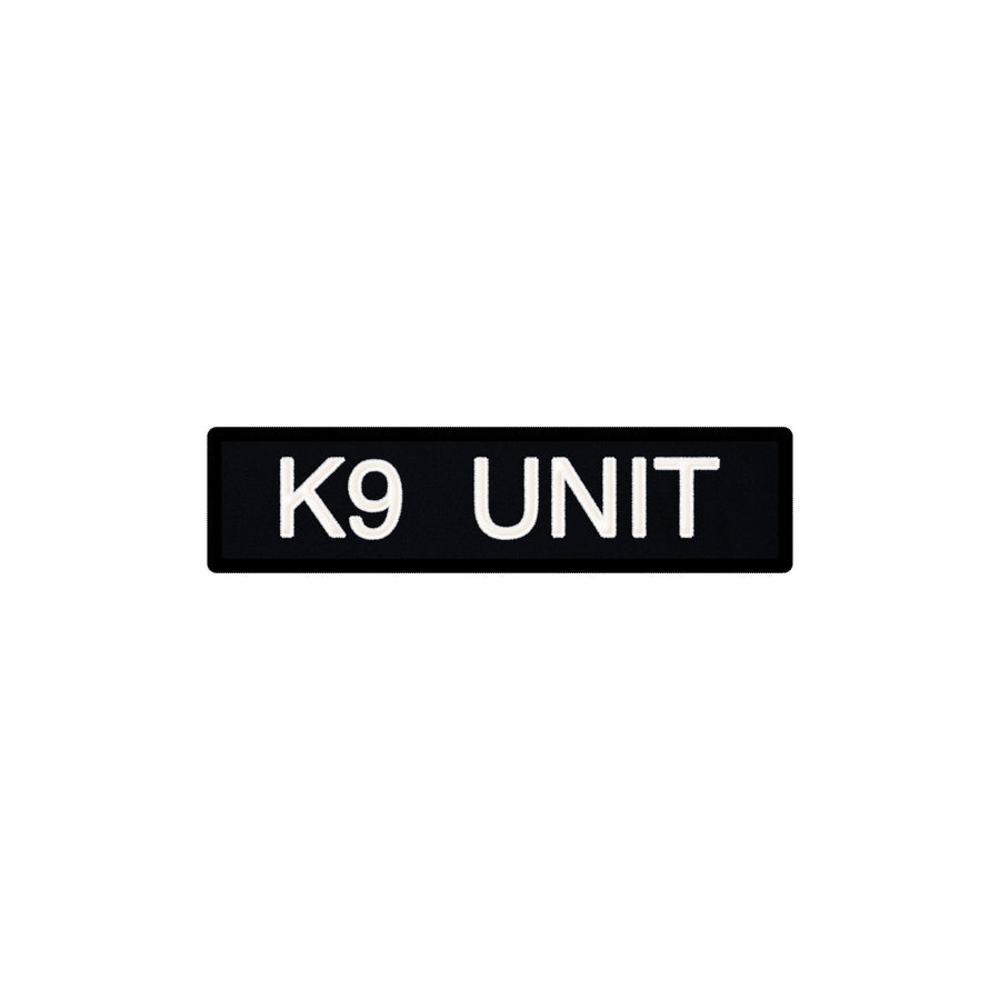 Embroidered Non-Reflective ID Patch Black - 1.5