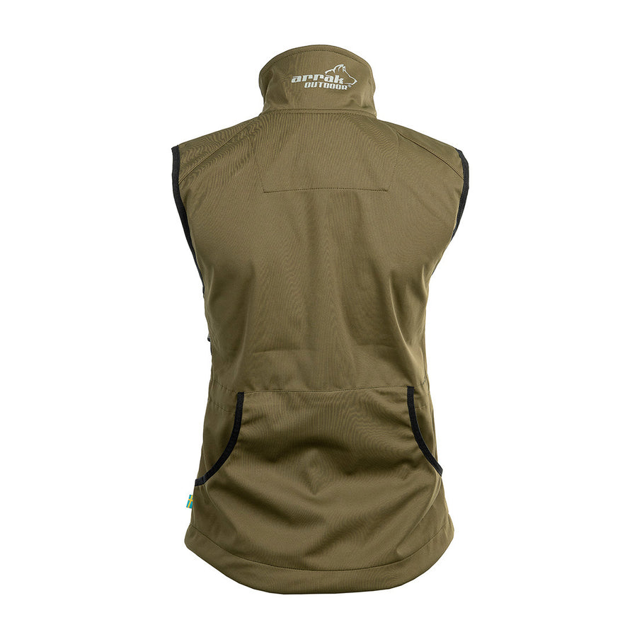 Arrak Ladies Acadia Softshell Vest - Olive – Redline K-9 Canada