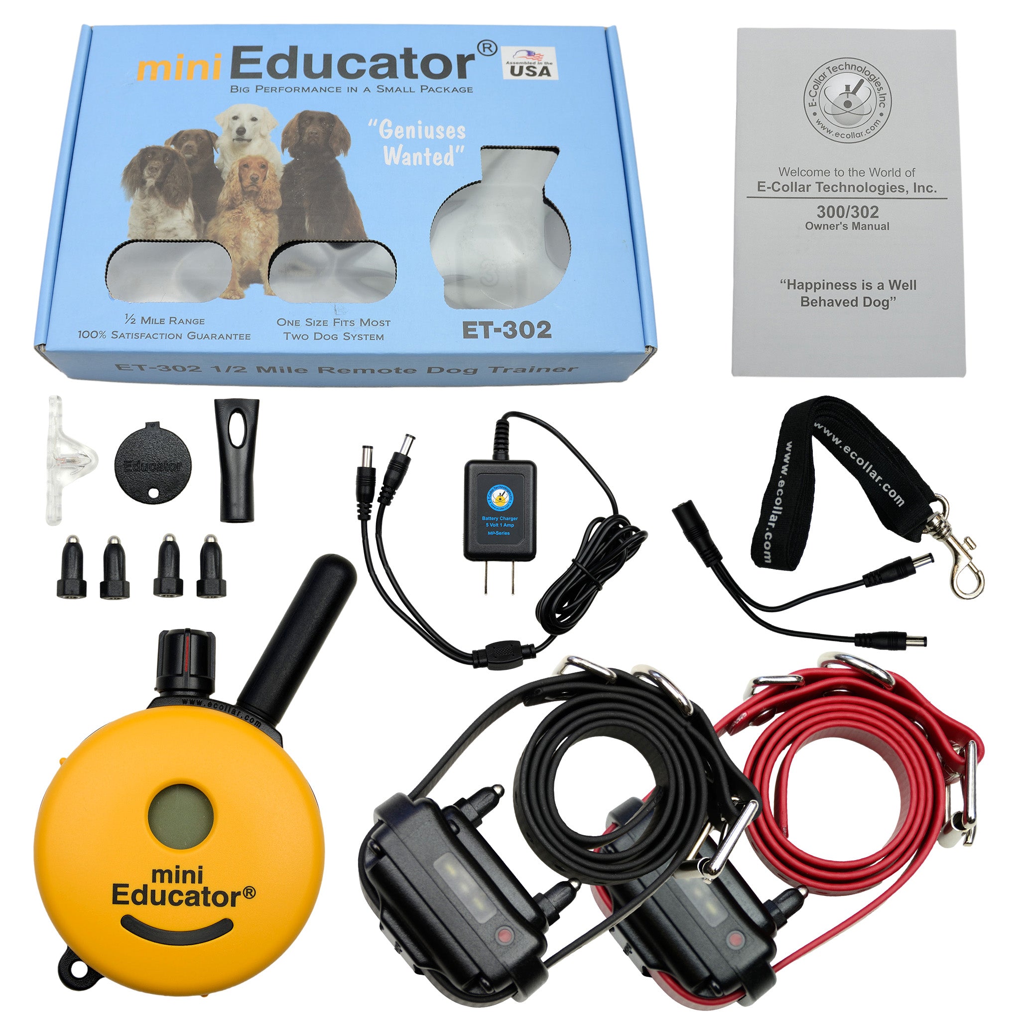 E-Collar Technologies ET-300 Mini 1/2 Mile Educator Remote Trainer