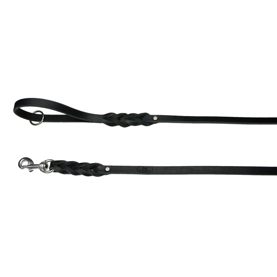 Latigo Leather Leash With Stainless Clasp