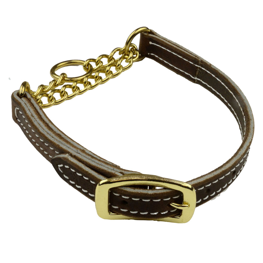 Soft Premium Leather Martingale Collar