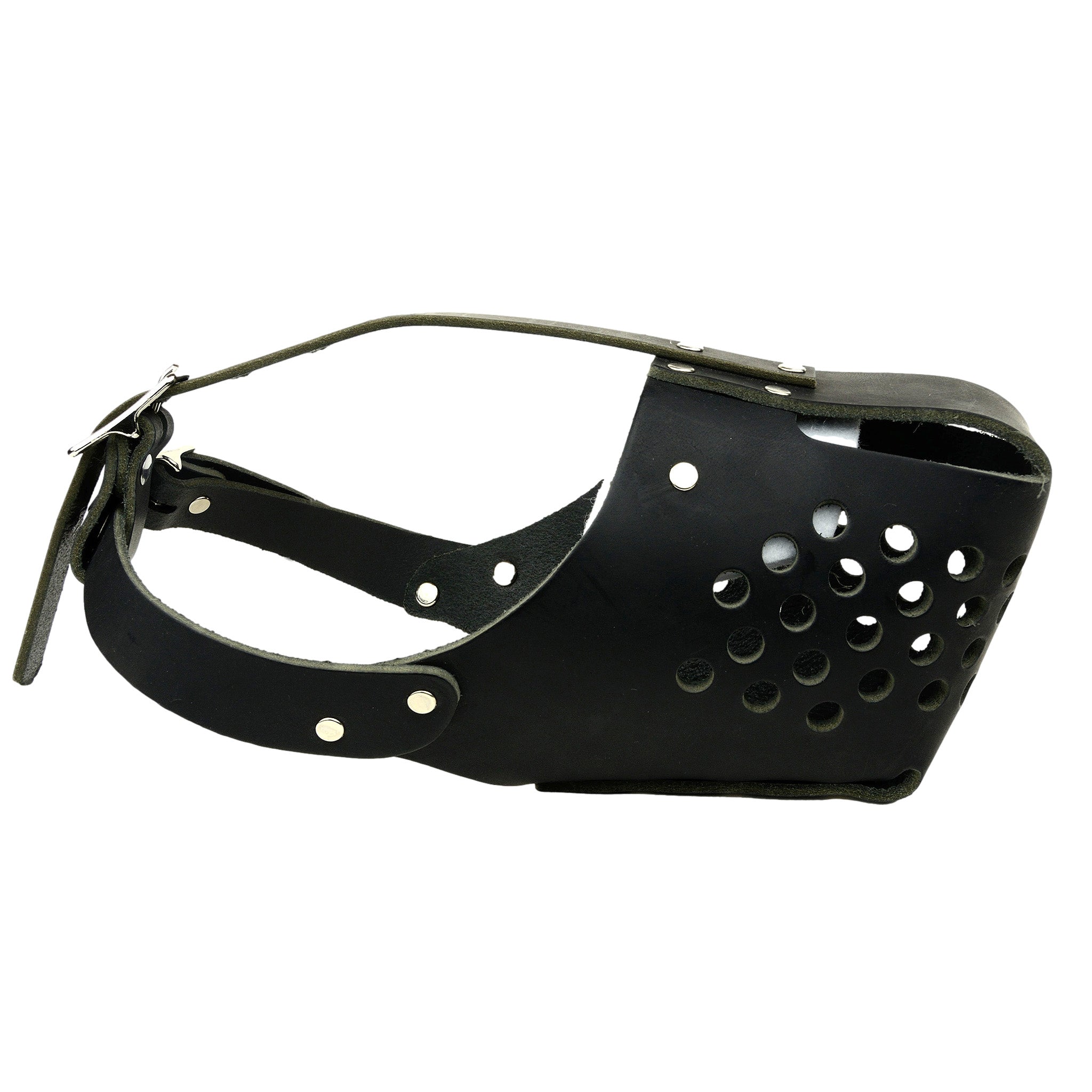 Redline K-9 Lightweight Leather Muzzle – Redline K-9 Canada