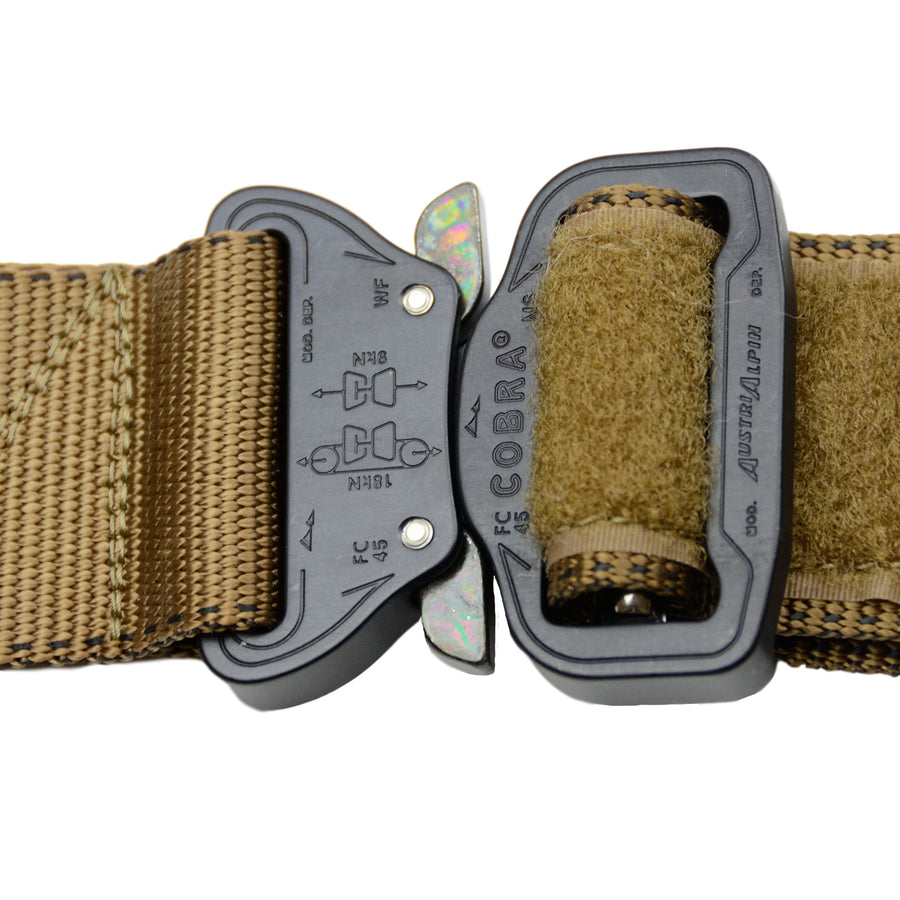 MaxTac Service ID Collar With Cobra Buckle - Coyote Brown