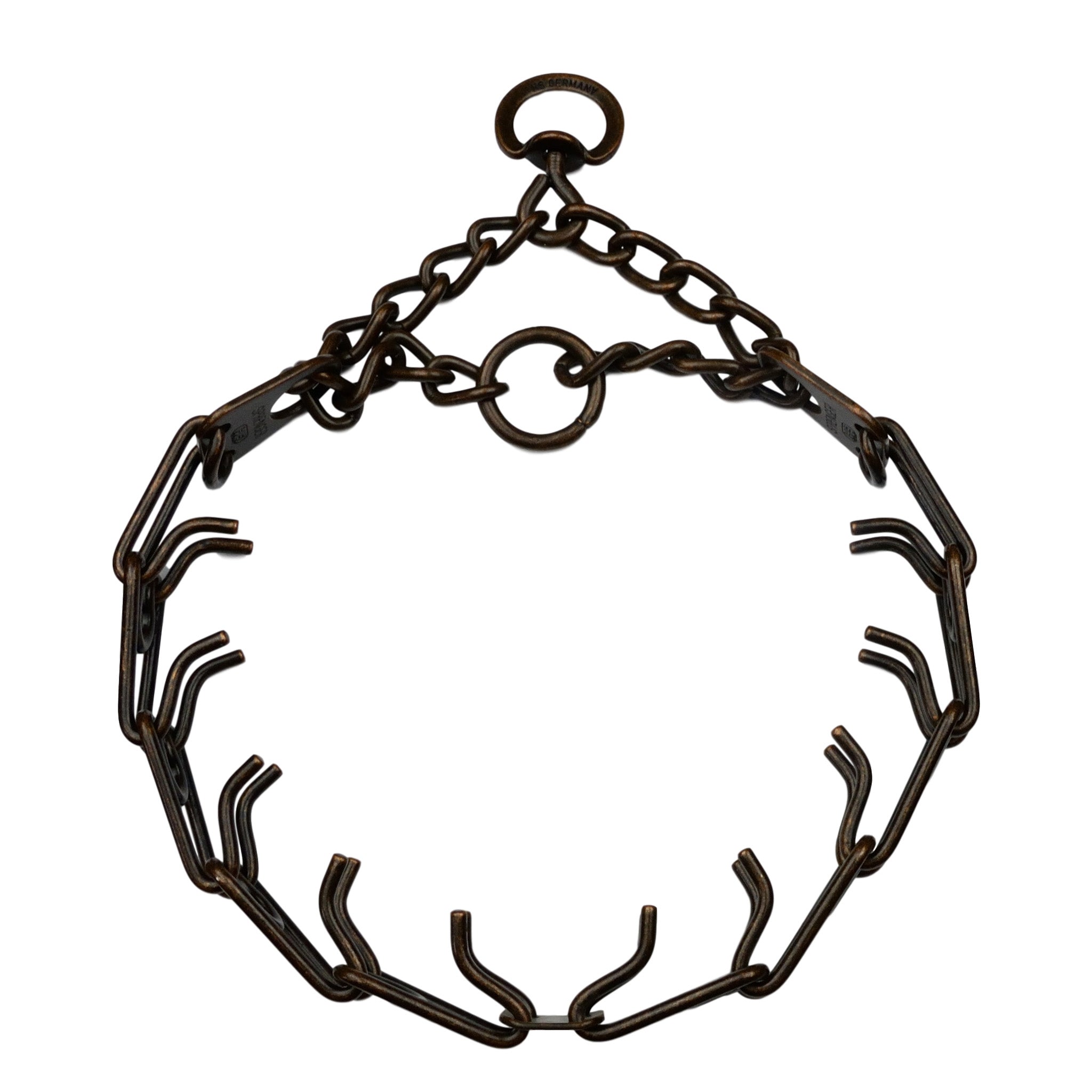 Herm Sprenger Browned Steel Prong Collar Redline K 9 Canada